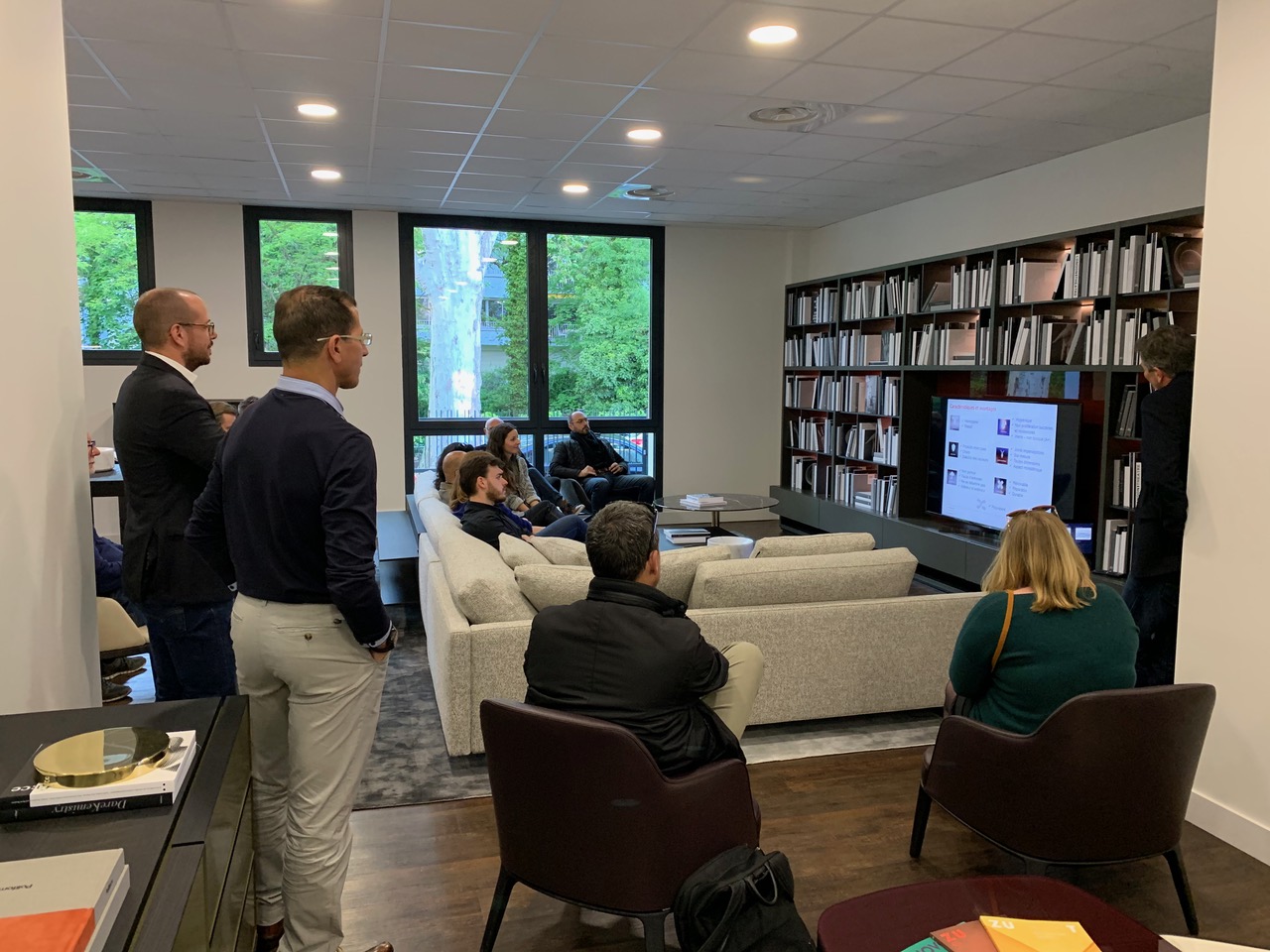 Visite du Syndicat des Architectes d’Intérieur du Grand-Est chez Poliform Alsace